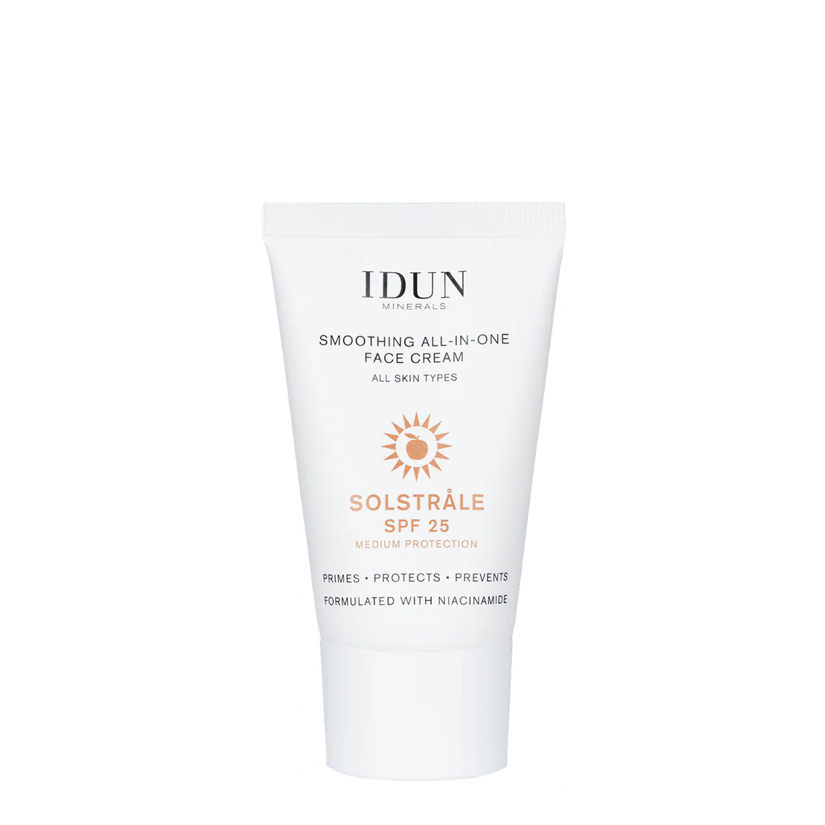 Mineral based vegan face cream spf 25
